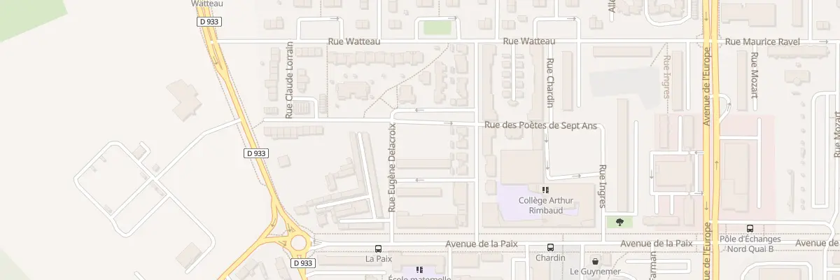 Plan du 19 Rue du Dormeur du Val à Amiens