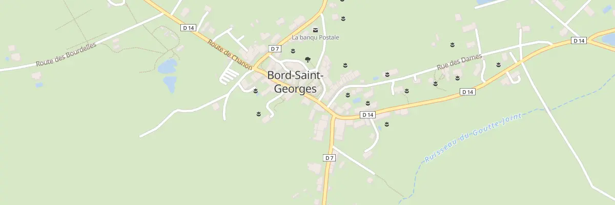 Plan du 8 Rue Grande à Bord-Saint-Georges