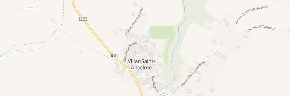 Plan du 7B Che de Ronde à Villar-Saint-Anselme