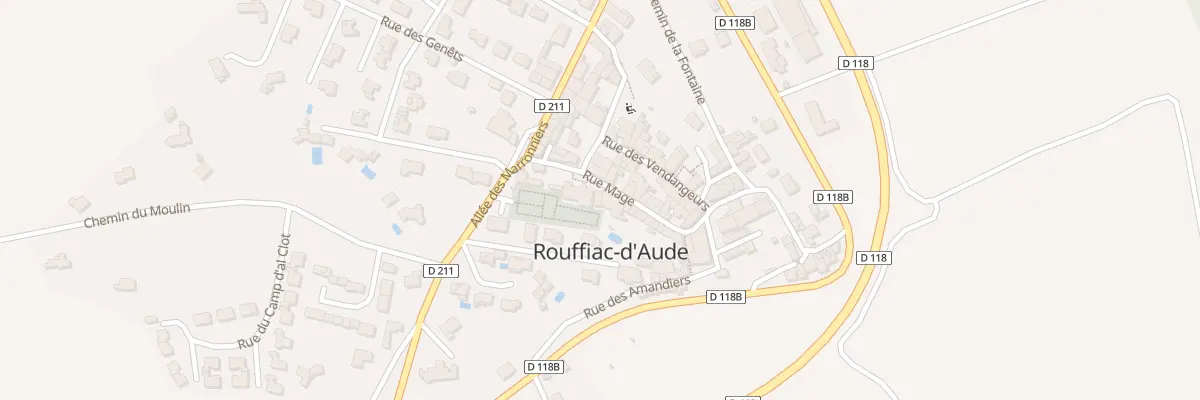 Plan du 19 Rue Mage à Rouffiac-d’Aude