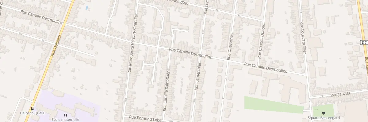 Plan du 116 Rue Camille Desmoulins à Amiens