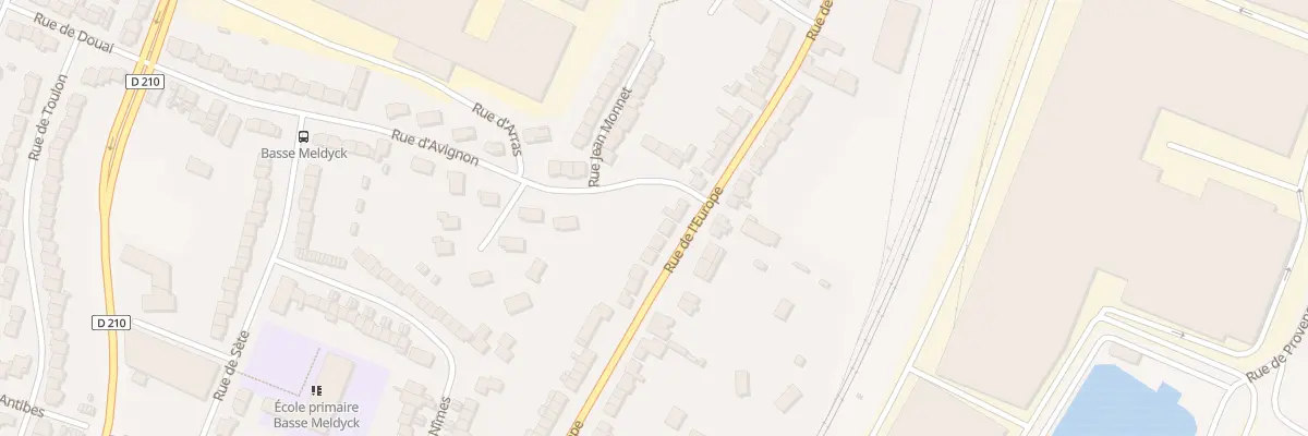 Plan du 78 Rue de l’Europe à Arques