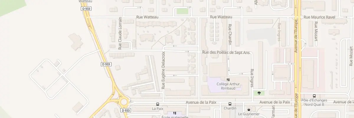 Plan du 17 Rue du Dormeur du Val à Amiens