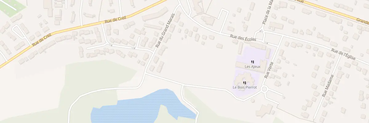 Plan du 10 Rue des Ecoles à Bernes-sur-Oise