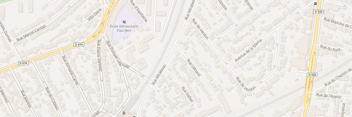 Plan du 41 Rue Mirabeau à Antony