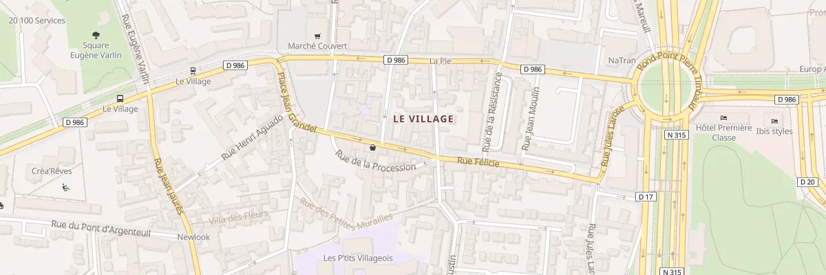 Plan du 11 Rue Félicie à Gennevilliers