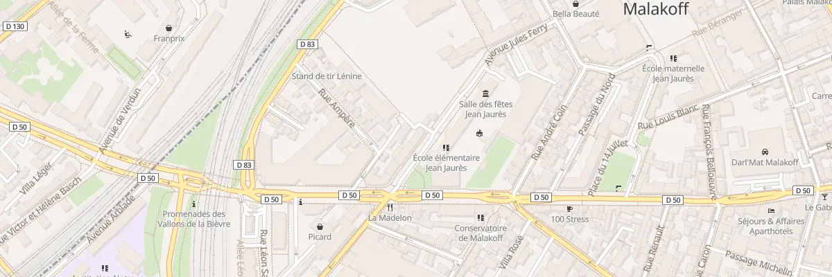 Plan du 22 Av Jules Ferry à Malakoff