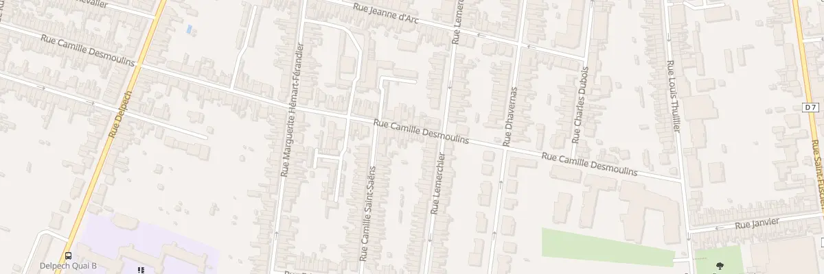 Plan du 118 Rue Camille Desmoulins à Amiens