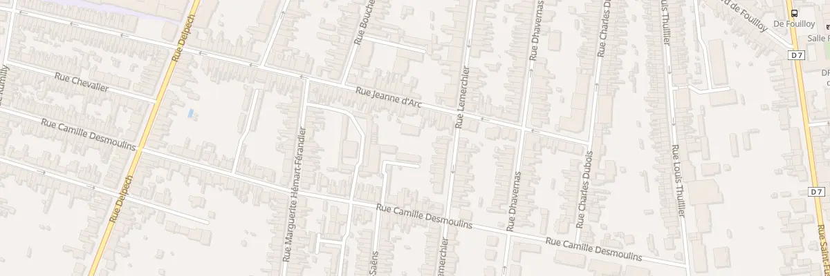 Plan du 110 Rue Lemerchier à Amiens