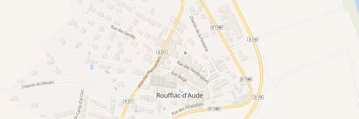 Plan du 9 Rue d’Occitanie à Rouffiac-d’Aude