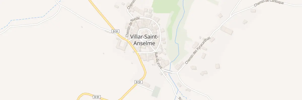 Plan du 1 Rue de la Croix à Villar-Saint-Anselme