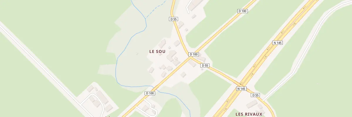 Plan du 2 Le Sou à Bord-Saint-Georges