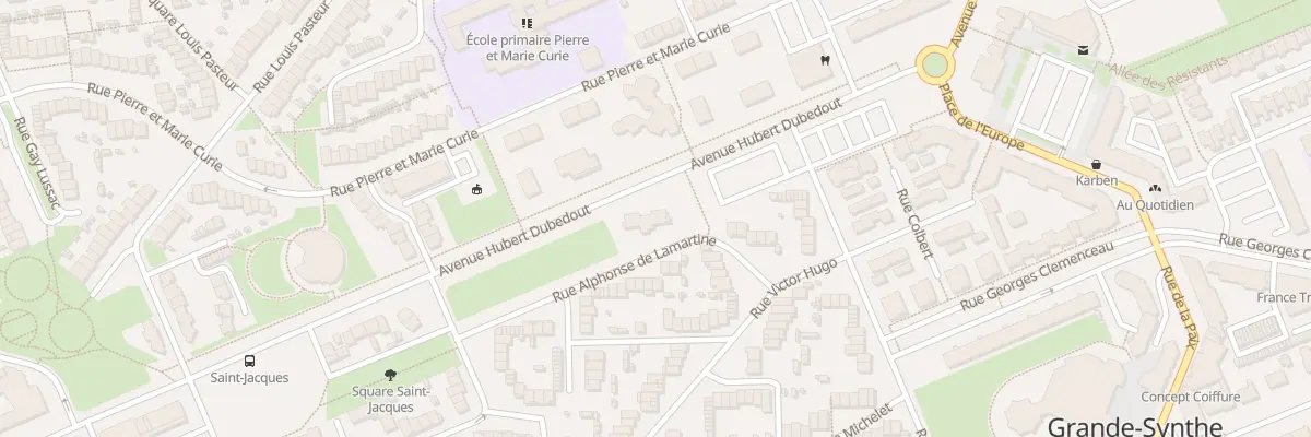 Plan du 27 Rue Lamartine à Grande-Synthe