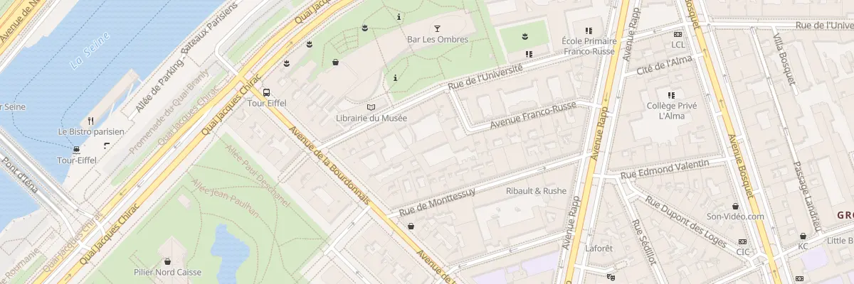 Plan du 211 Rue de l’Université à Paris 7e Arrondissement