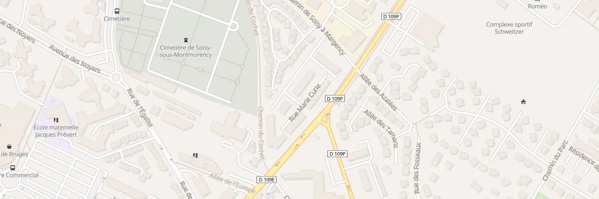 Plan du 3 Che de Soisy à Margency à Soisy-sous-Montmorency