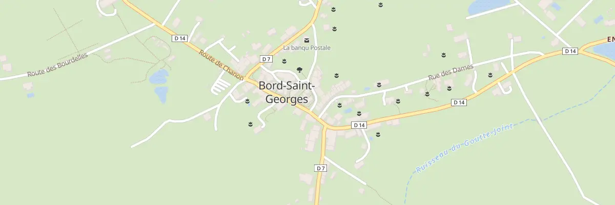 Plan du 1 Rue de la Poste à Bord-Saint-Georges