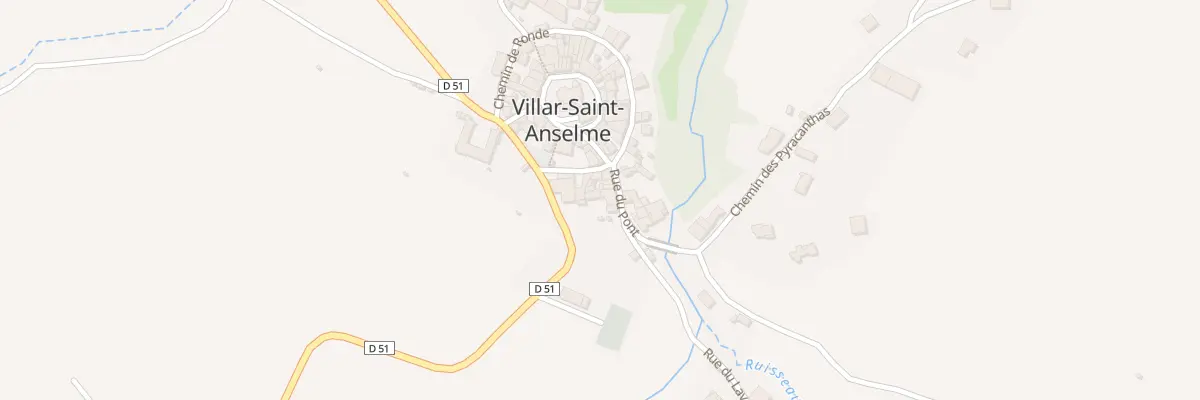 Plan du 53 Le Village à Villar-Saint-Anselme