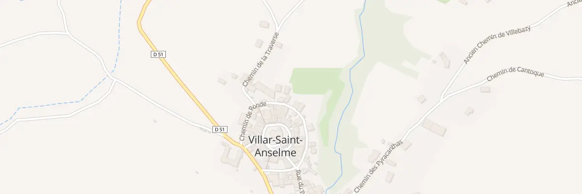 Plan du 12 Che de Ronde à Villar-Saint-Anselme