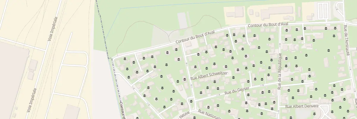Plan du 33 Rue Nationale Fort Mardyck à Dunkerque