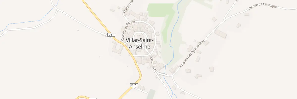 Plan du 2 Rue de la Mairie à Villar-Saint-Anselme