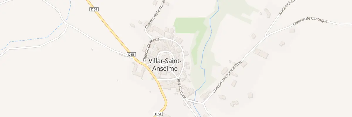 Plan du 11 Rue du Presbytere à Villar-Saint-Anselme