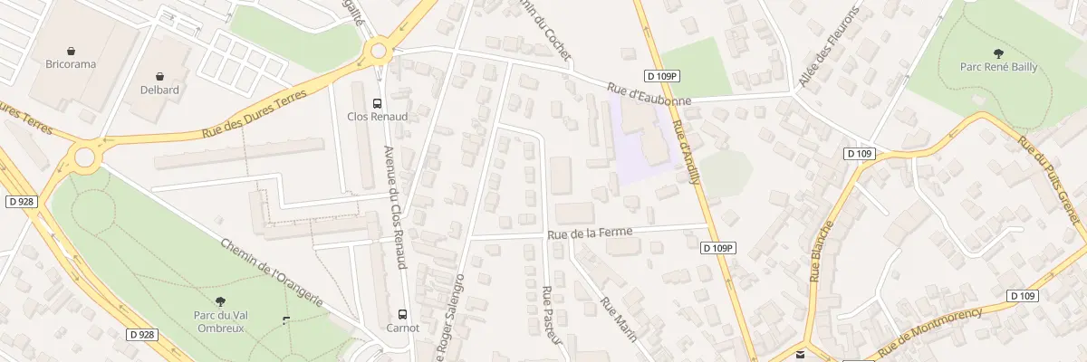 Plan du 24 Rue Roger Salengro à Soisy-sous-Montmorency