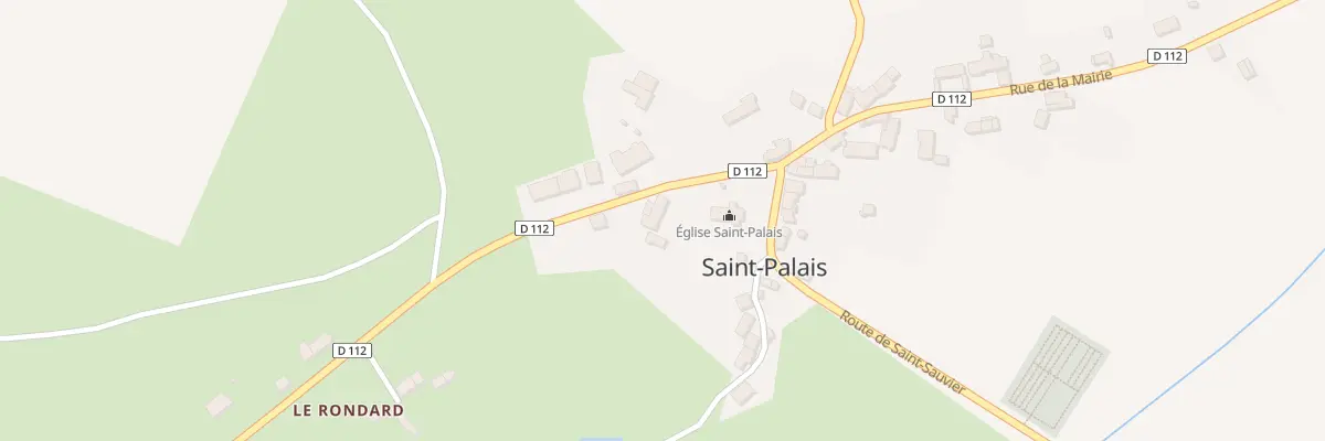 Plan du 5018 Le Bourg à Saint-Palais