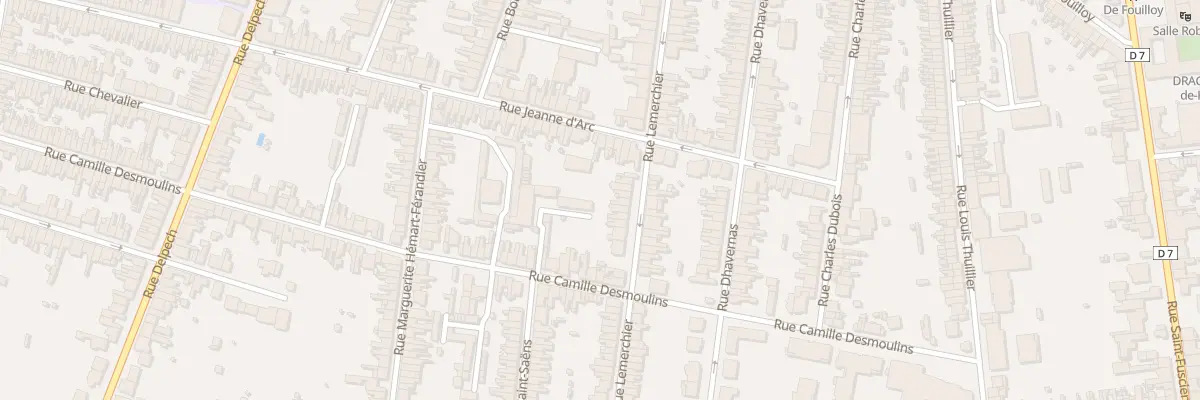 Plan du 116 Rue Lemerchier à Amiens