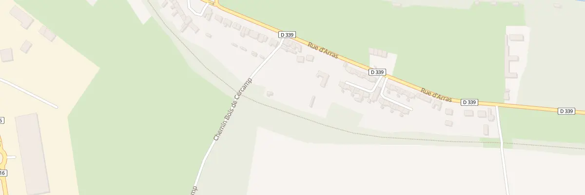 Plan du 9011 Av de Cercamp à Frévent
