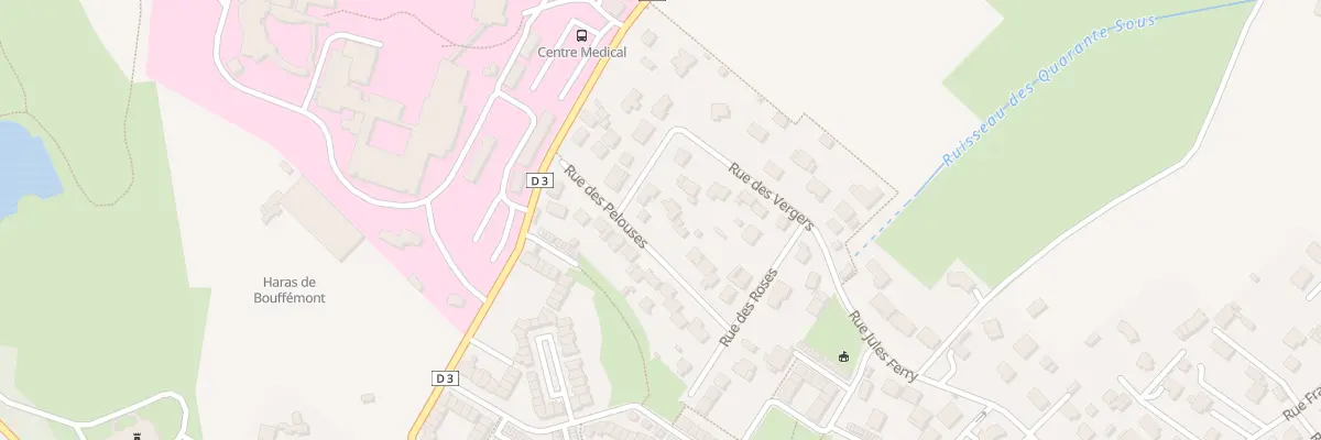 Plan du 10 Rue des Pelouses à Bouffémont