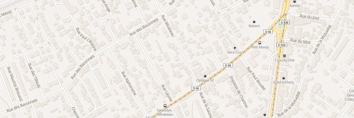 Plan du 68 Rue Mirabeau à Antony
