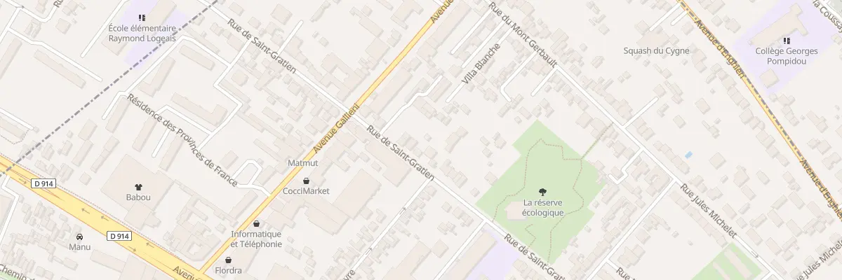Plan du 98 Rue de Saint-Gratien à Épinay-sur-Seine