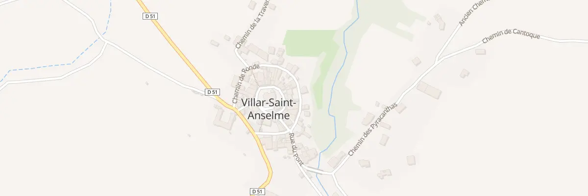 Plan du 5 Che de Ronde à Villar-Saint-Anselme