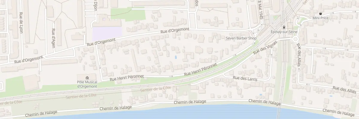 Plan du 44 Rue Henri Peronnet à Épinay-sur-Seine