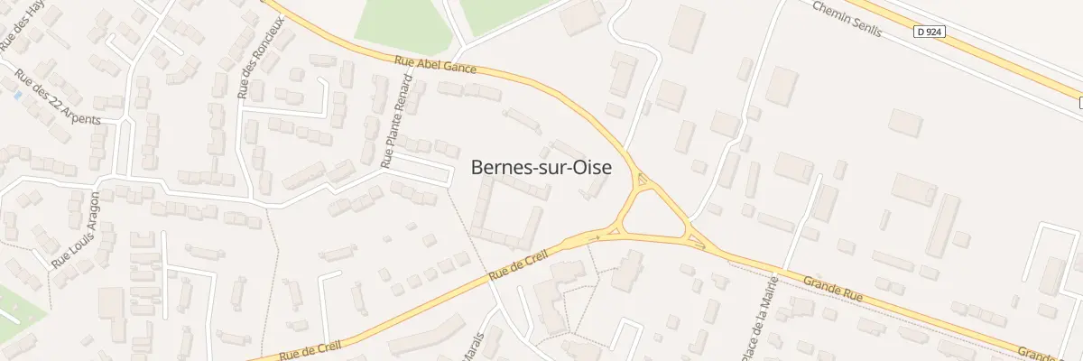 Plan du 57P Rue de Creil à Bernes-sur-Oise