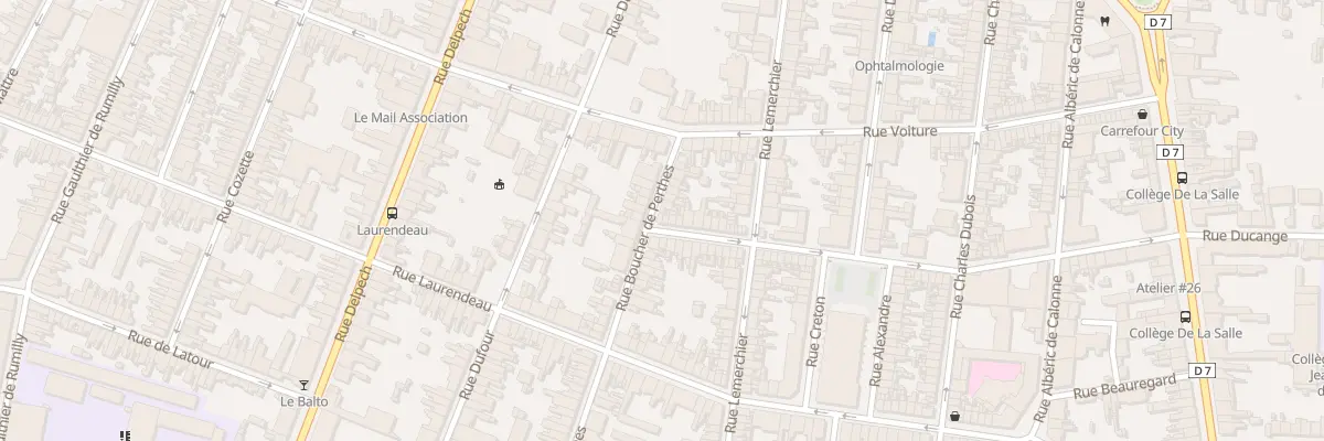 Plan du 17 Rue Boucher de Perthes à Amiens