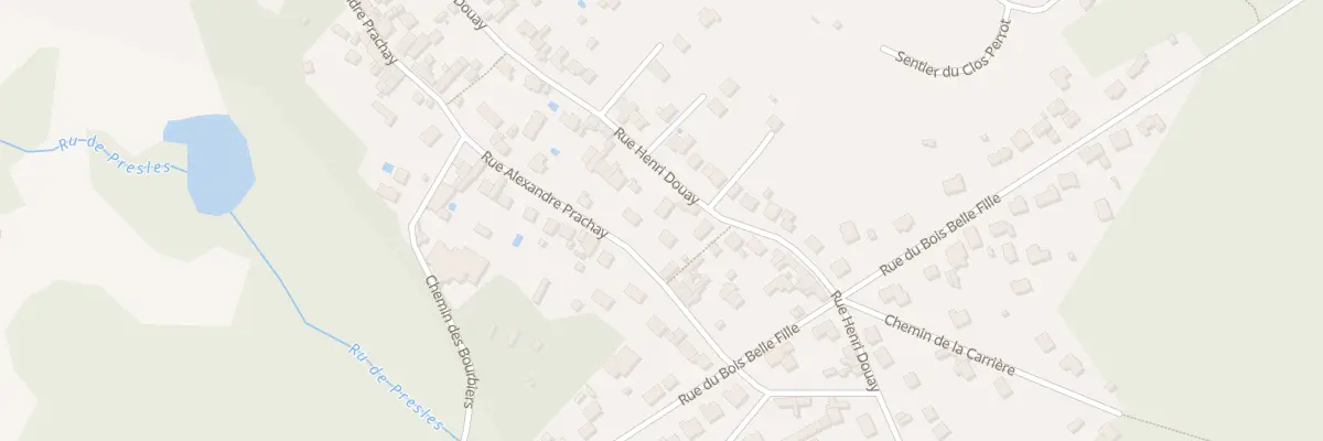 Plan du 36 Rue Alexandre Prachay à Presles