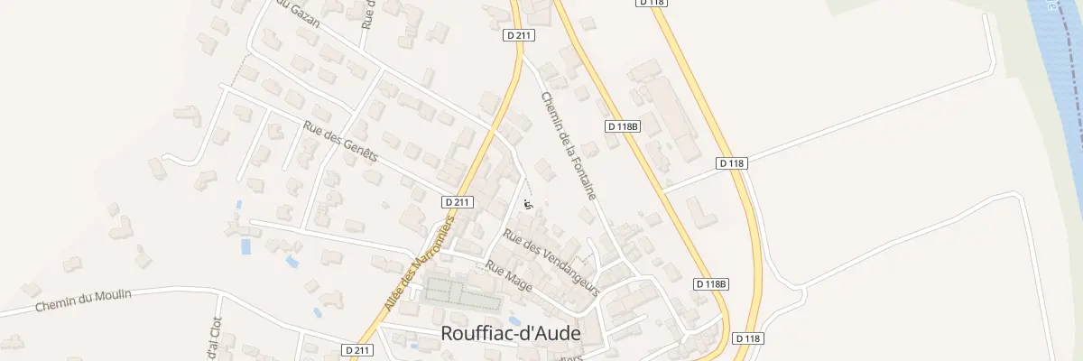 Plan du 7 Rue d’Occitanie à Rouffiac-d’Aude