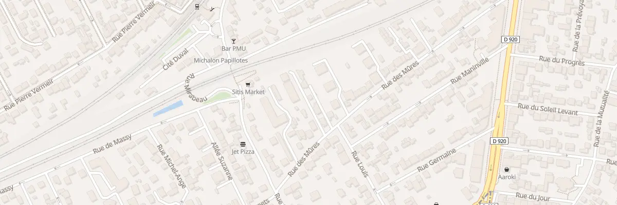 Plan du 66 Rue des Mûres à Antony