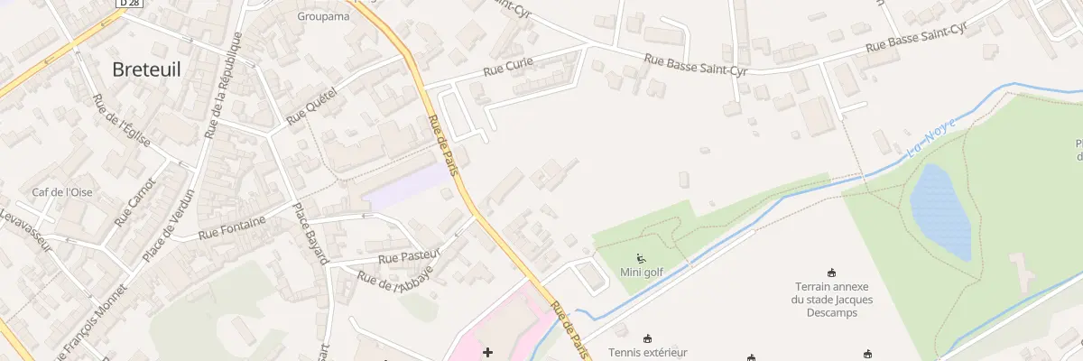 Plan du 29B Rue de Paris à Breteuil