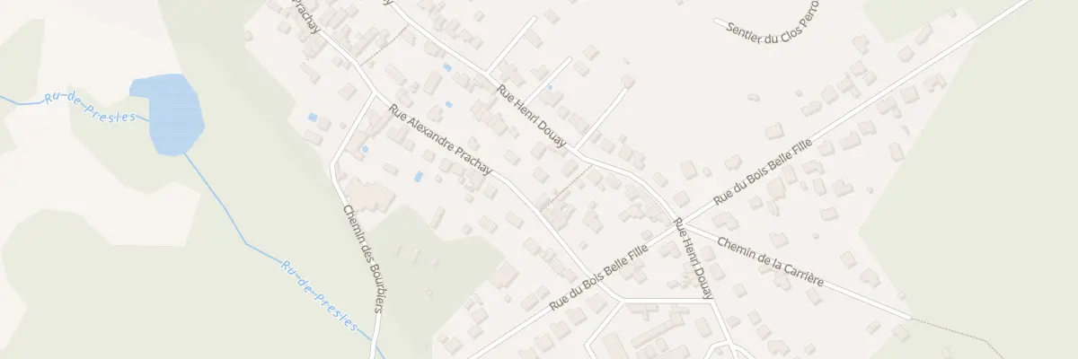 Plan du 34 Rue Alexandre Prachay à Presles