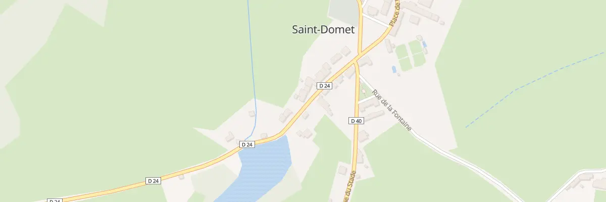 Plan du 10 Rue de l’Etang à Saint-Domet