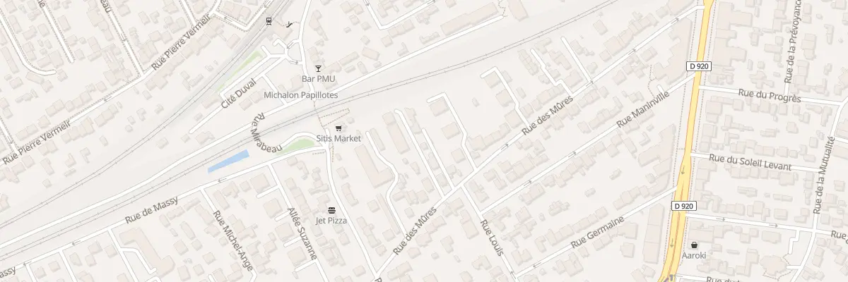 Plan du 62B Rue des Mûres à Antony