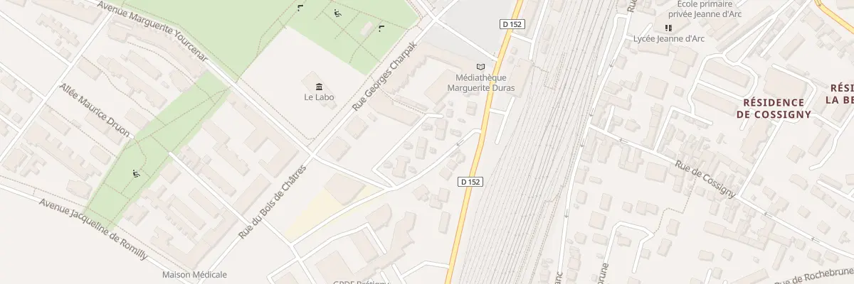 Plan du 2 Rue du Bois de Châtres à Brétigny-sur-Orge