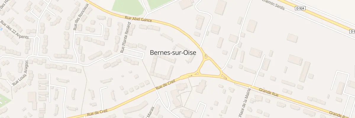 Plan du 57Q Rue de Creil à Bernes-sur-Oise