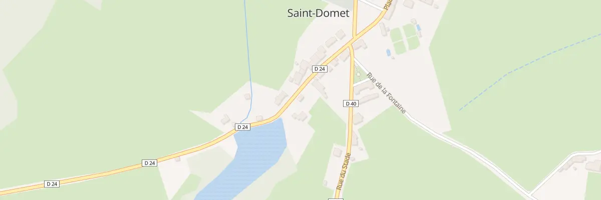Plan du 9 Rue de l’Etang à Saint-Domet