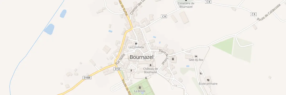 Plan du 21 Pla de la Croix à Bournazel