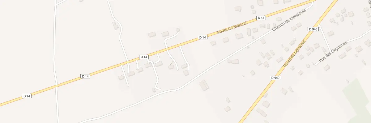 Plan du 25 Rte de Mareuil à Venesmes