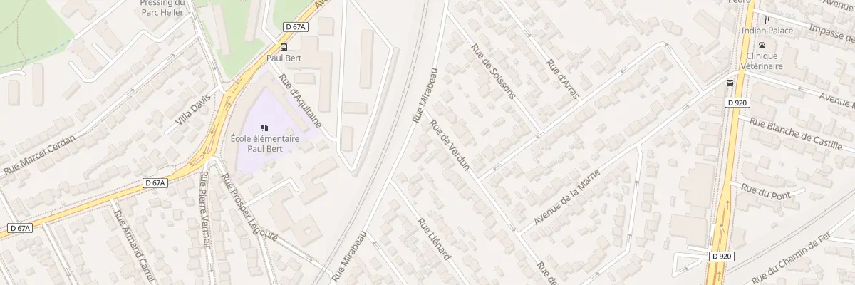 Plan du 29 Rue Mirabeau à Antony