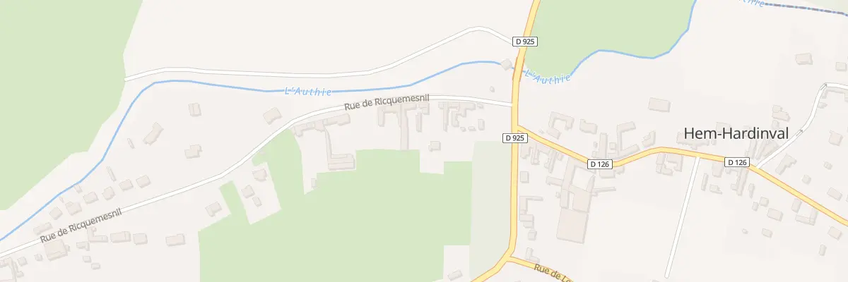 Plan du 95 Rue de Ricquemesnil à Hem-Hardinval